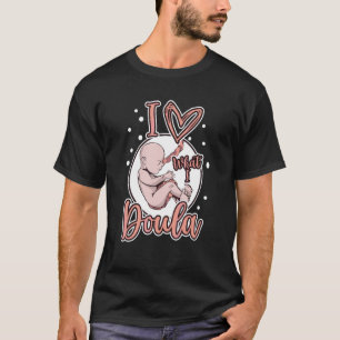 Camiseta Doula Ao Seu Colo do Útero Parteira Apoio à Gravid