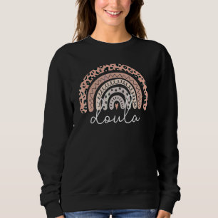 Camiseta Doula Arco-íris Parteira Parteira Parteira Bebê