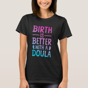 Camiseta Doula Art Para Mulheres Apoio À Infância