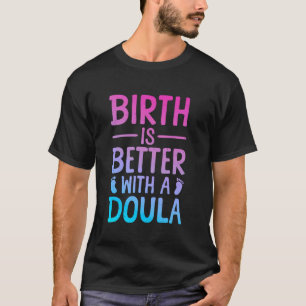 Camiseta Doula Arte Para Apoio ao Parto de Mulheres Bebê Ca