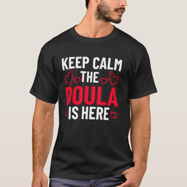 Camiseta Doula Birth Training Certificate Pregnancy Parteir (Frente)