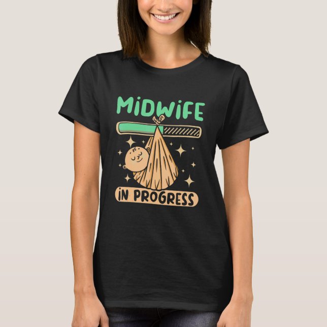 Camiseta Doula Midesposa em progresso (Frente)