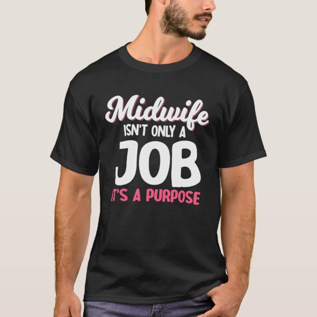 Camiseta Doula Midwife Birth Companion Childbirth Coach (Frente)