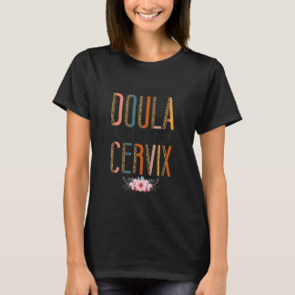 Camiseta Doula Trabalhador de Parto Pun Leopardo Chita Incr