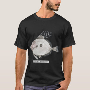 Camiseta Dourada - Cabeça com Barbatanas