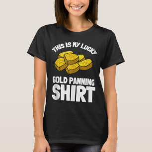 Camiseta Dourada Digitalização E Tanque De Panorâmica Doura