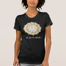 Camiseta Dourada Hora Preta