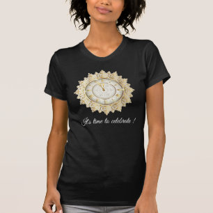 Camiseta Dourada Hora Preta
