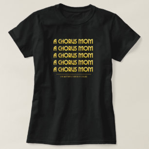 Camiseta Dourada mãe de coro