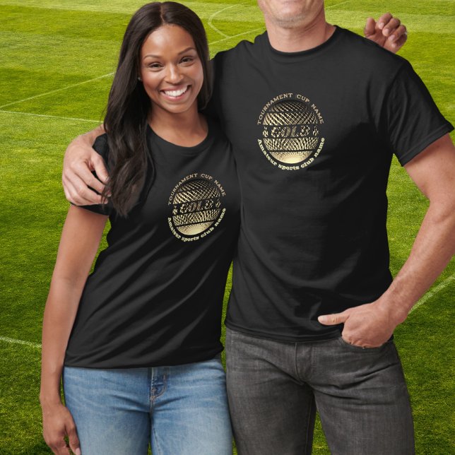 Camiseta Dourada medalha, 1rua vencedora (Criador carregado)