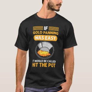 Camiseta Dourada Panning. Para Menores Dourados E Prospecto