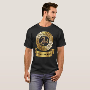 Camiseta Dourada Personalizada Sicilia Trinacria
