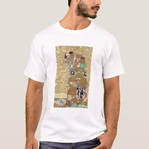 Camiseta Dourada pintura famosa Fulfillment de Gustav Klimt