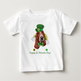 Camiseta Dourada Rua Engraçado do Basset, Dia dos Patrícios