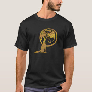 Camiseta Dourada Wolf & Dragon