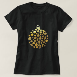 Camiseta Dourado brilho de Natal