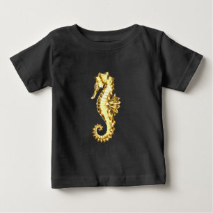 Camiseta Dourado Cavalo de Mar Poligonal