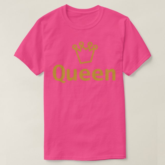 Camiseta Dourado e Coroa (Frente do Design)