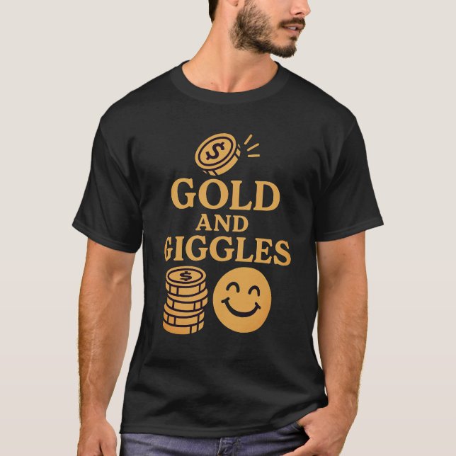 Camiseta Dourado e Giggles (Frente)