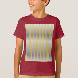 Camiseta Dourado e Prata (Stripes)