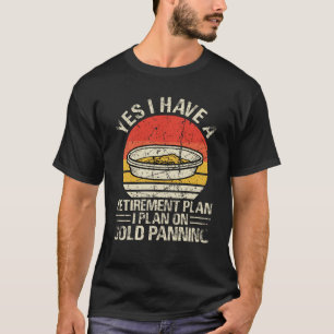 Camiseta Dourado espectador Dourado do tesouro de escavador