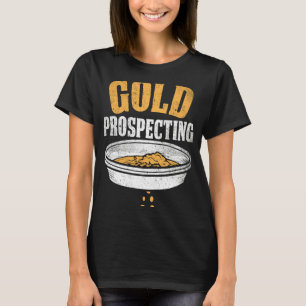 Camiseta Dourado espectador Dourado Miner Digger Treasure H