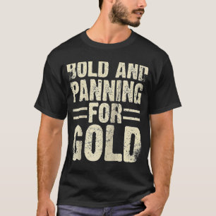 Camiseta Dourado espectador Dourado Miner Digger Treasure H
