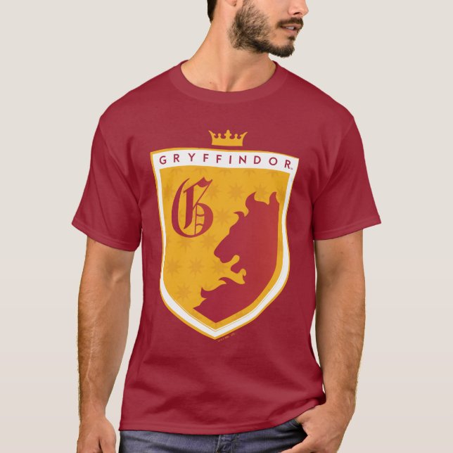 Camiseta Dourado GRYFFINDOR™ Crest Crowed (Frente)