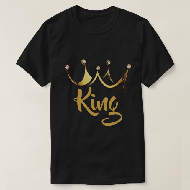 Camiseta Dourado Rei da Coroa (Frente do Design)