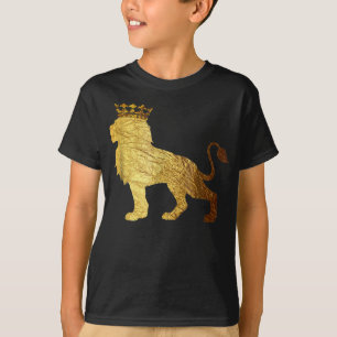 Camiseta Dourado Rei Leão   Animais selvagens