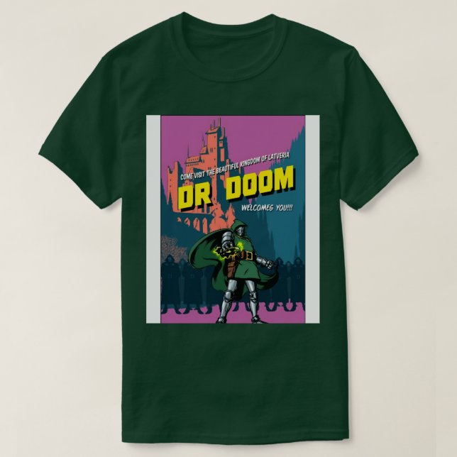 Camiseta Doutor Doom 10 (Frente do Design)