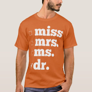Camiseta Doutor Dr PhD Doutorado vintage