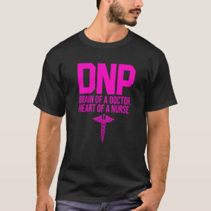Camiseta Doutor Em Prática De Enfermagem Dnp Cérebro Enferm