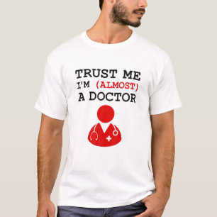 Camiseta Doutor Ensino de Estudante Médico Engraçado Eu s