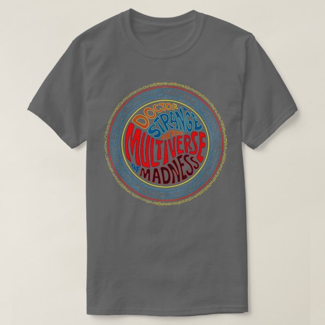 Camiseta Doutor Estranho No Multiverso Da Bicicleta Louca (Frente do Design)