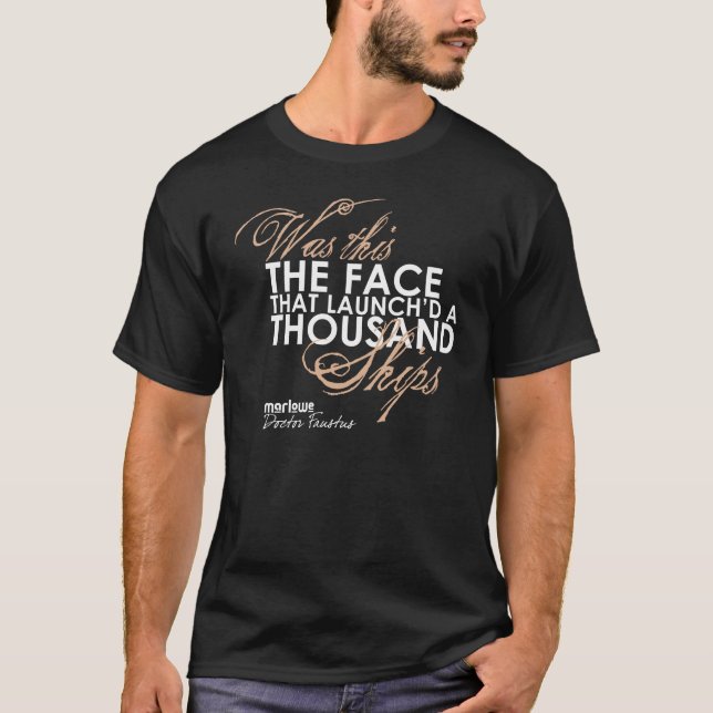Camiseta Doutor Faustus Citação (Frente)