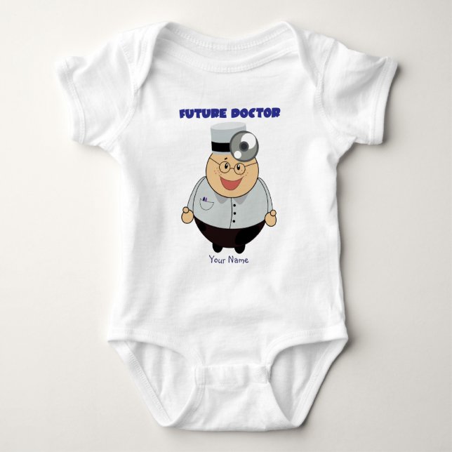 Camiseta Doutor futuro personalizado Camisa, doutor bonito (Frente)