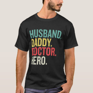 Camiseta Doutor Hero, Pai de Marido Dia de os pais