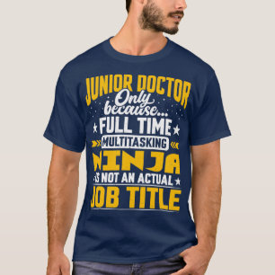Camiseta Doutor Júnior Cargo Cargo Engraçado Júnior Médico 