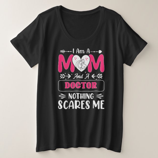 Camiseta Doutor Mãe, Doutor Engraçado Mãe (Frente do Design)
