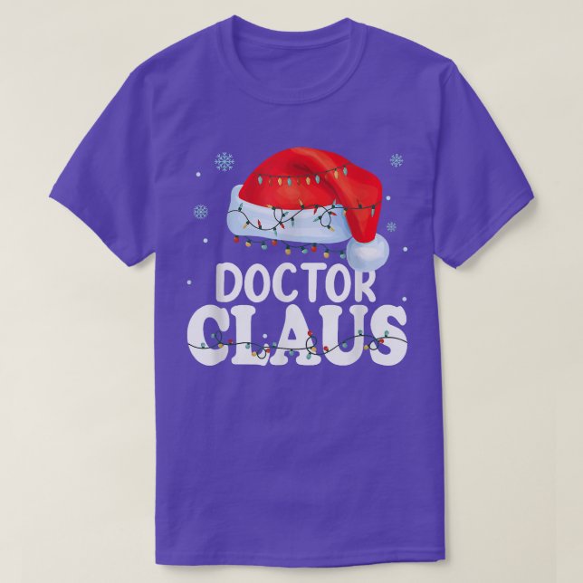 Camiseta Doutor Papai Noel Natal Engraçado Coincidência (Frente do Design)