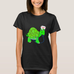 Camiseta Doutor Tartaruga Marinha Enfermeira Fofa Hospital