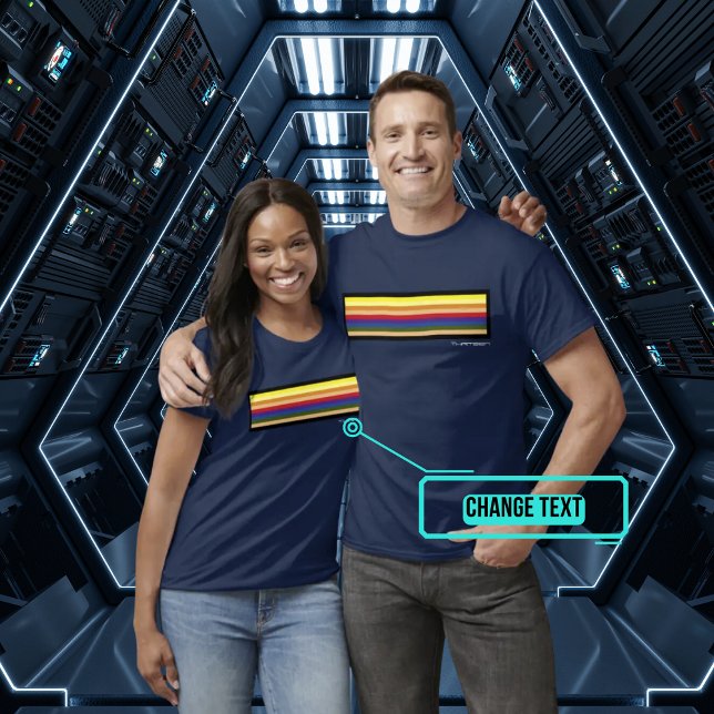 Camiseta Doutor Treze Inspirou o Arco-Íris (A subtle nod to our favorite Doctor.)