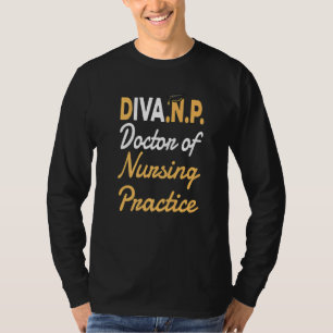 Camiseta Doutorado Dnp Para Médico De Prac Enfermagem