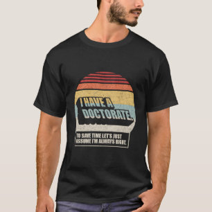 Camiseta Doutorado Doutorado Doutorado Doutorado