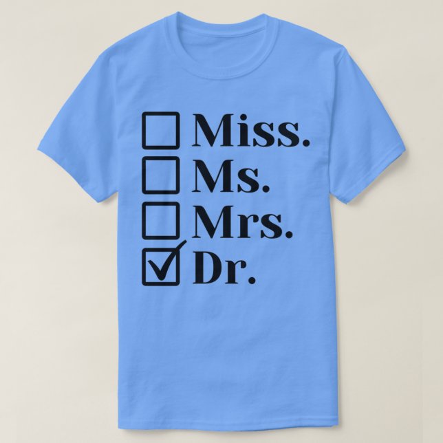 Camiseta Doutorado Dr. (Frente do Design)