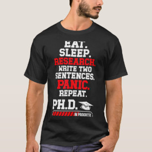 Camiseta Doutorado em andamento formatura doutorado grau de