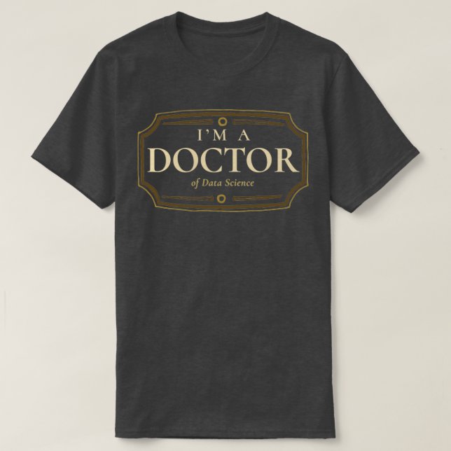Camiseta Doutorado em Ciência de Dados Dotação para Graduaç (Frente do Design)