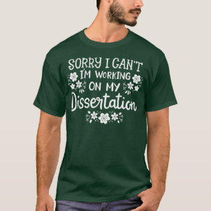 Camiseta Doutorado em dissertação Graduação de doutorado em