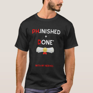 Camiseta Doutorado em Doutorado 2022 Homens Mulheres Crianç
